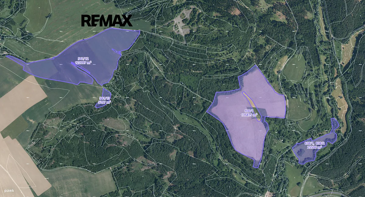 Prodej pole 290475 m²